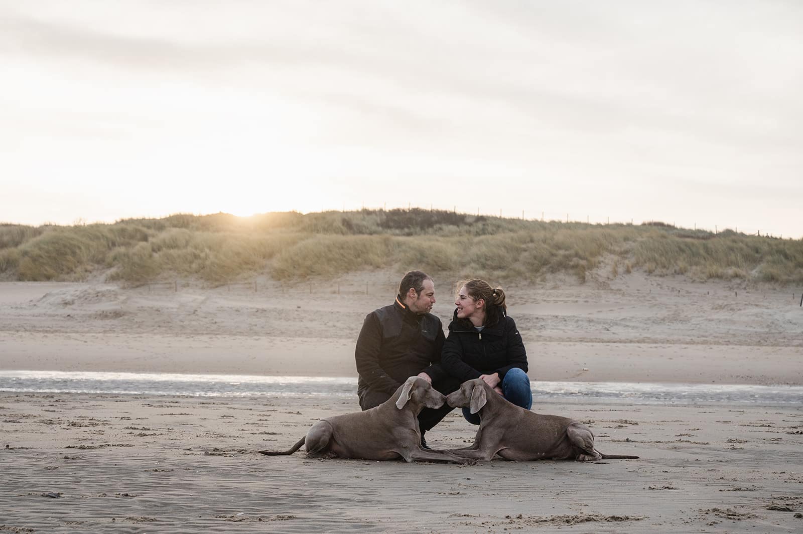 fotos met je hond aan zee